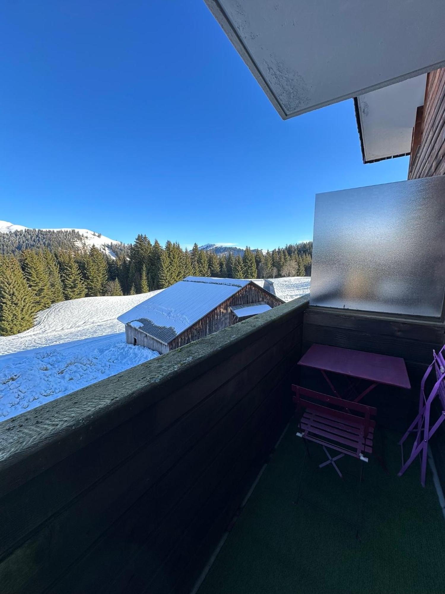Studio Au Coeur Du Praz-De-Lys - Les Pralyssimes Ле Праз де Лис Экстерьер фото